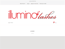 Tablet Screenshot of illuminolashes.com